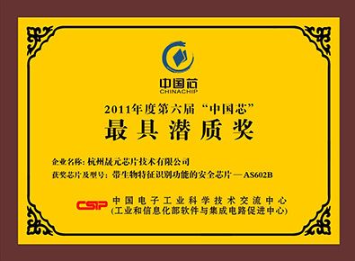 最具潛質(zhì)獎